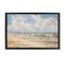 Stupell Industries Cloudy Summer Beach Floater Framed Canvas Wall Art Design by LSR Design Studio